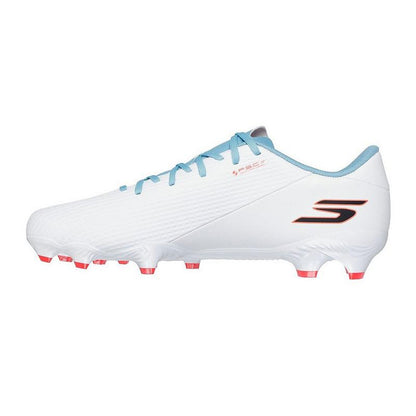 White-Blue - Back - Skechers Mens SKX_2 Academy Firm Ground Football Boots