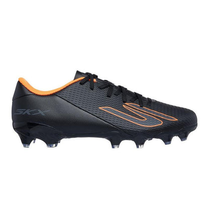 Black-Orange - Front - Skechers Mens SKX_2 Academy Firm Ground Football Boots
