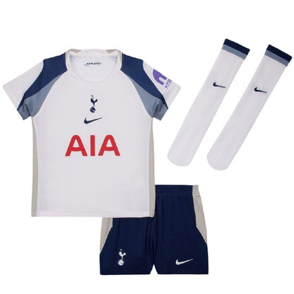 White - Front - Nike Childrens-Kids 2025-2026 Tottenham Hotspur FC Football Kit Set