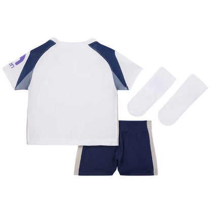 White - Back - Nike Baby 2025-2026 Tottenham Hotspur FC Football Kit Set