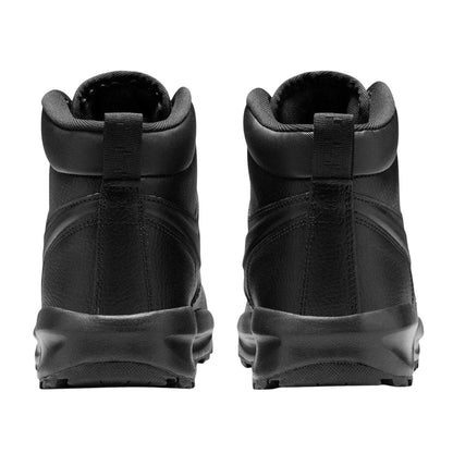 Triple Black - Back - Nike Womens-Ladies Manoa Leather Lace Up Ankle Boots