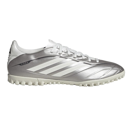Silver - Front - Adidas Mens F50 League 3 Stripes Football Boots