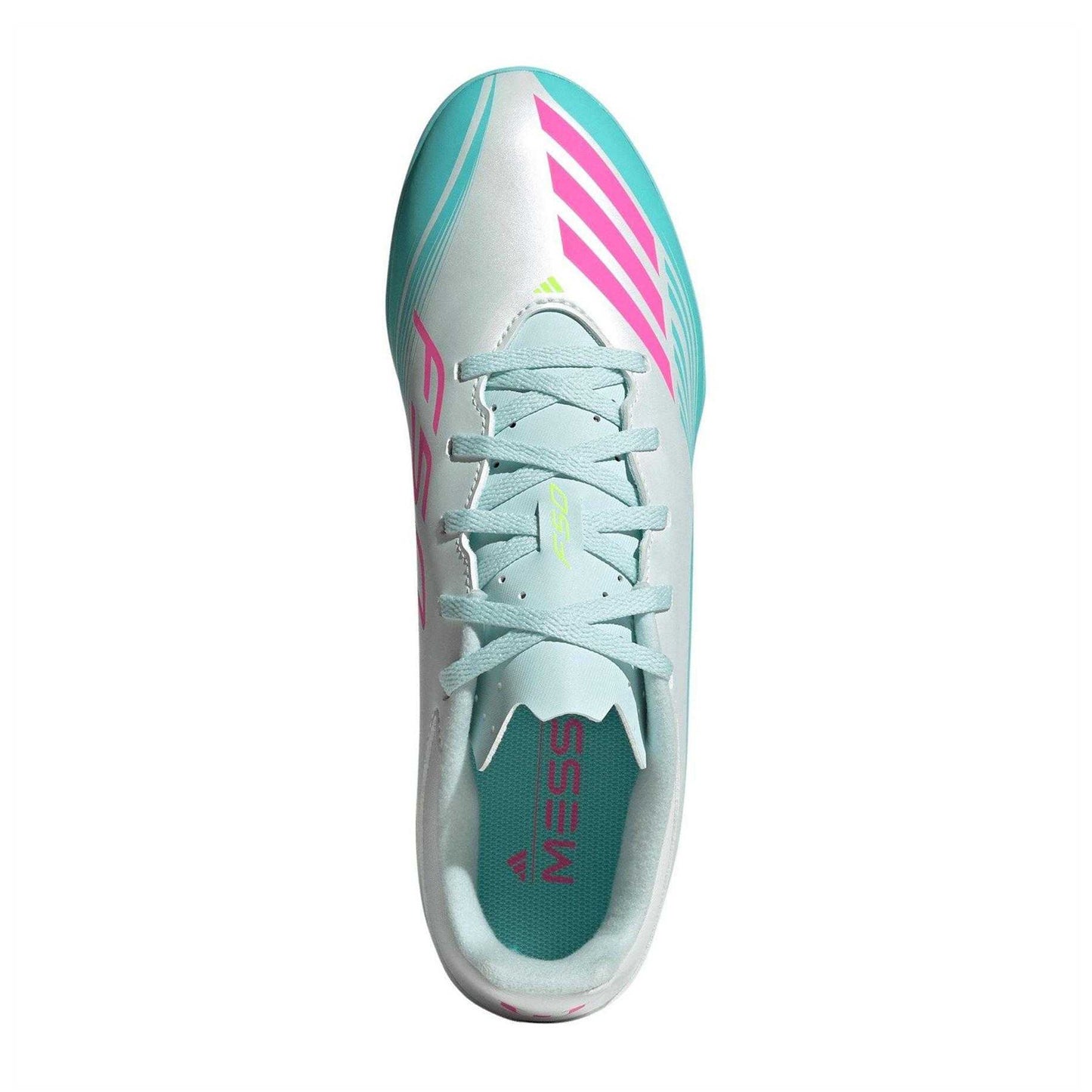 White-Pink-Blue - Lifestyle - Adidas Mens F50 League 3 Stripes Football Boots