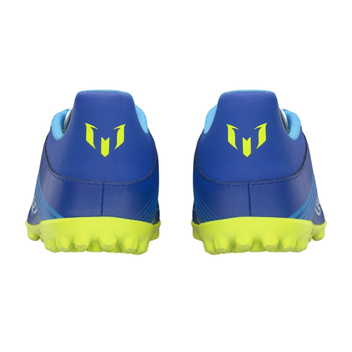 Blue-Yellow - Back - Adidas Mens F50 League 3 Stripes Football Boots