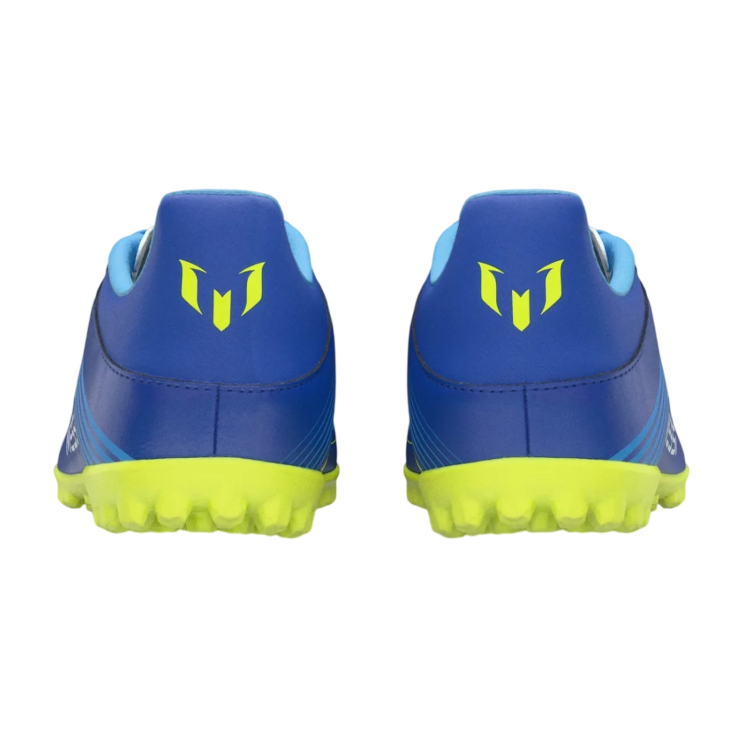 Blue-Yellow - Back - Adidas Mens F50 League 3 Stripes Football Boots