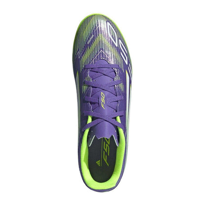 Purple-White - Lifestyle - Adidas Mens F50 League 3 Stripes Football Boots