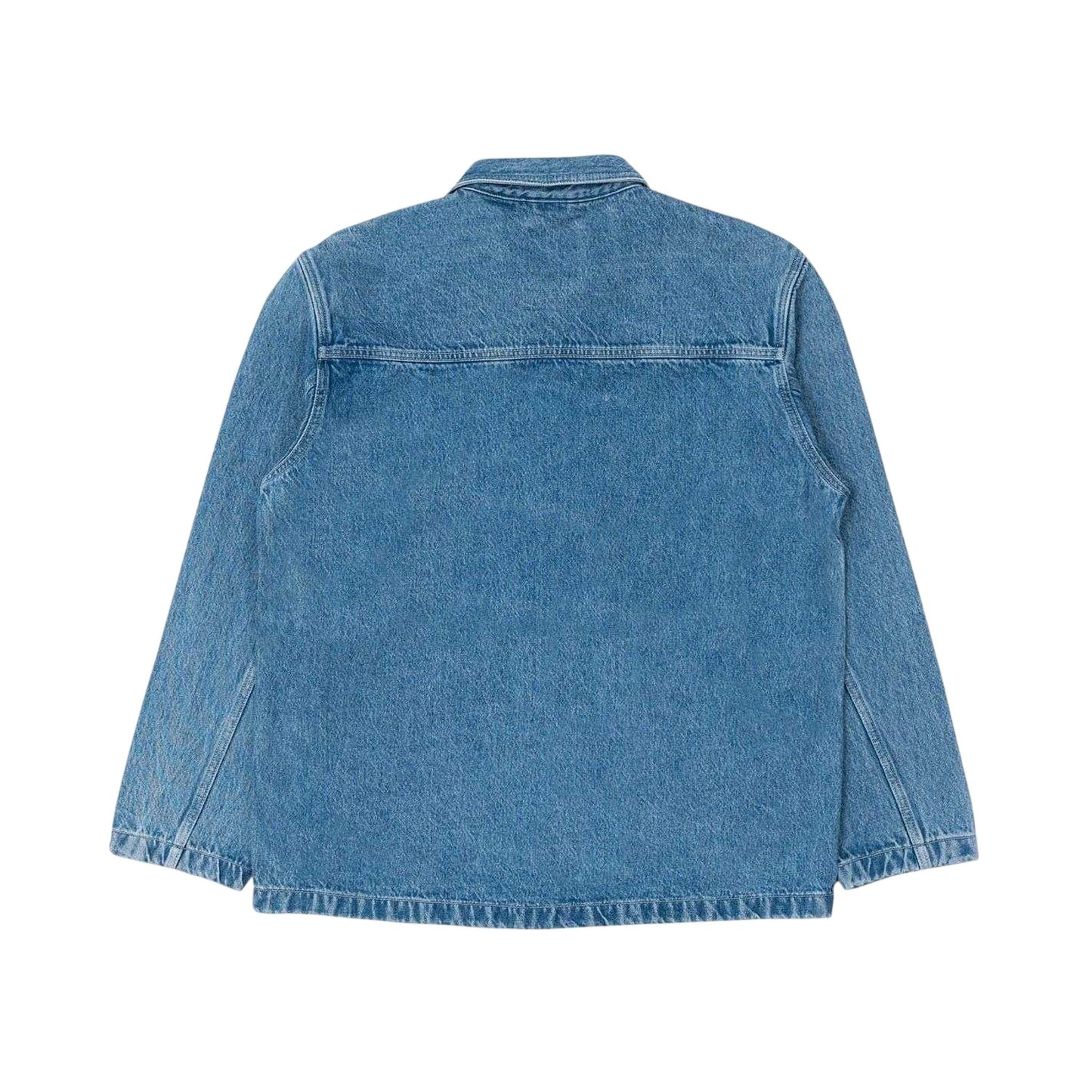 Sky Blue - Back - Dr Denim Mens Denim Drop Shoulder Jacket