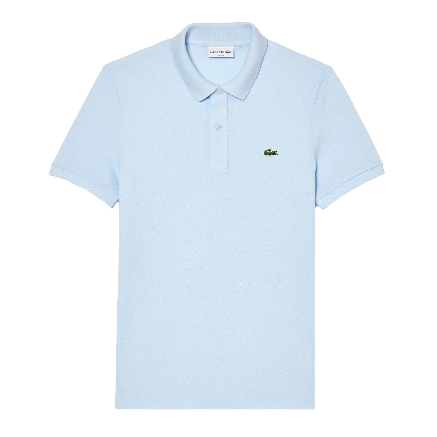 Blue - Front - Lacoste Mens Pima Cotton Short-Sleeved Polo Shirt