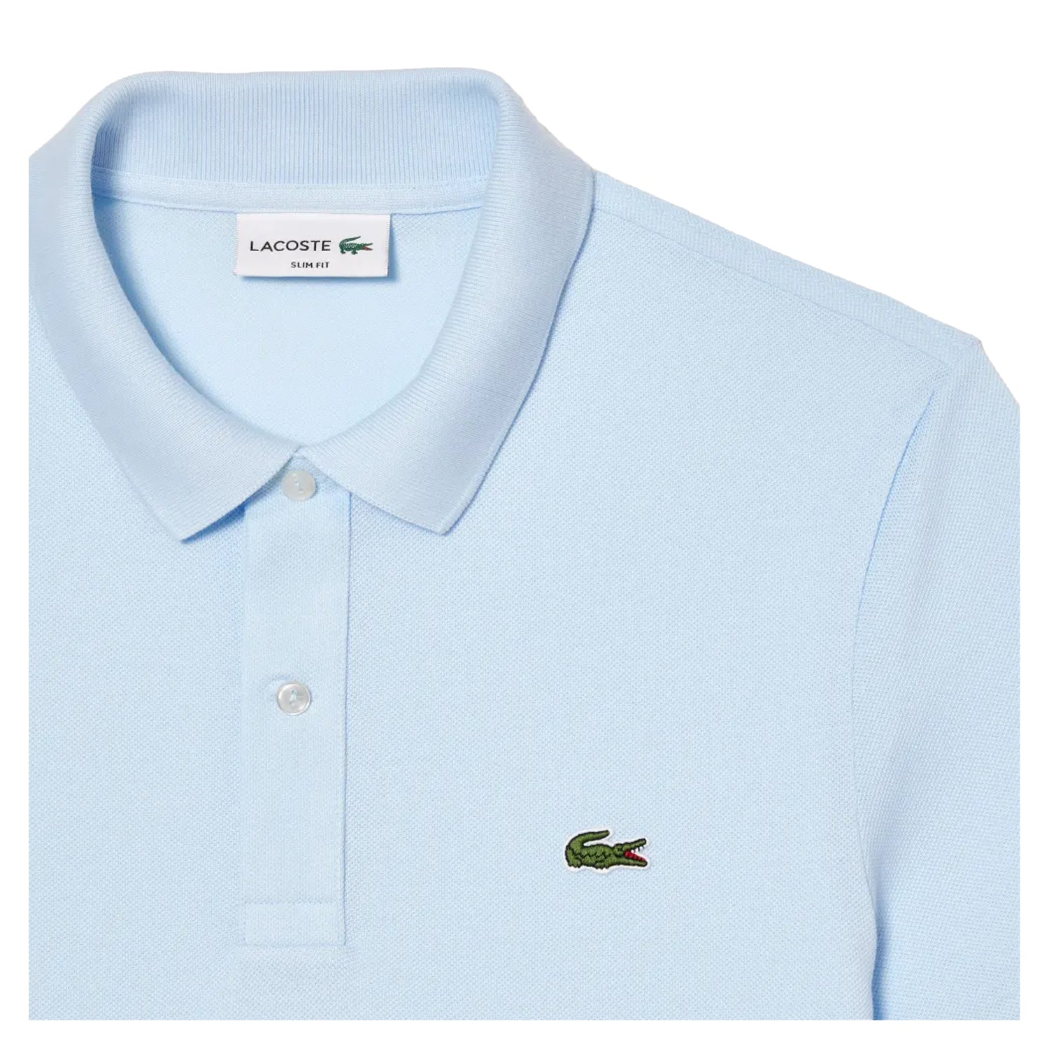 Blue - Side - Lacoste Mens Pima Cotton Short-Sleeved Polo Shirt