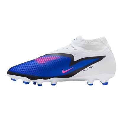 Blue-White-Pink - Side - Nike Mens Phantom 6 Academy Firm Ground Football Boots
