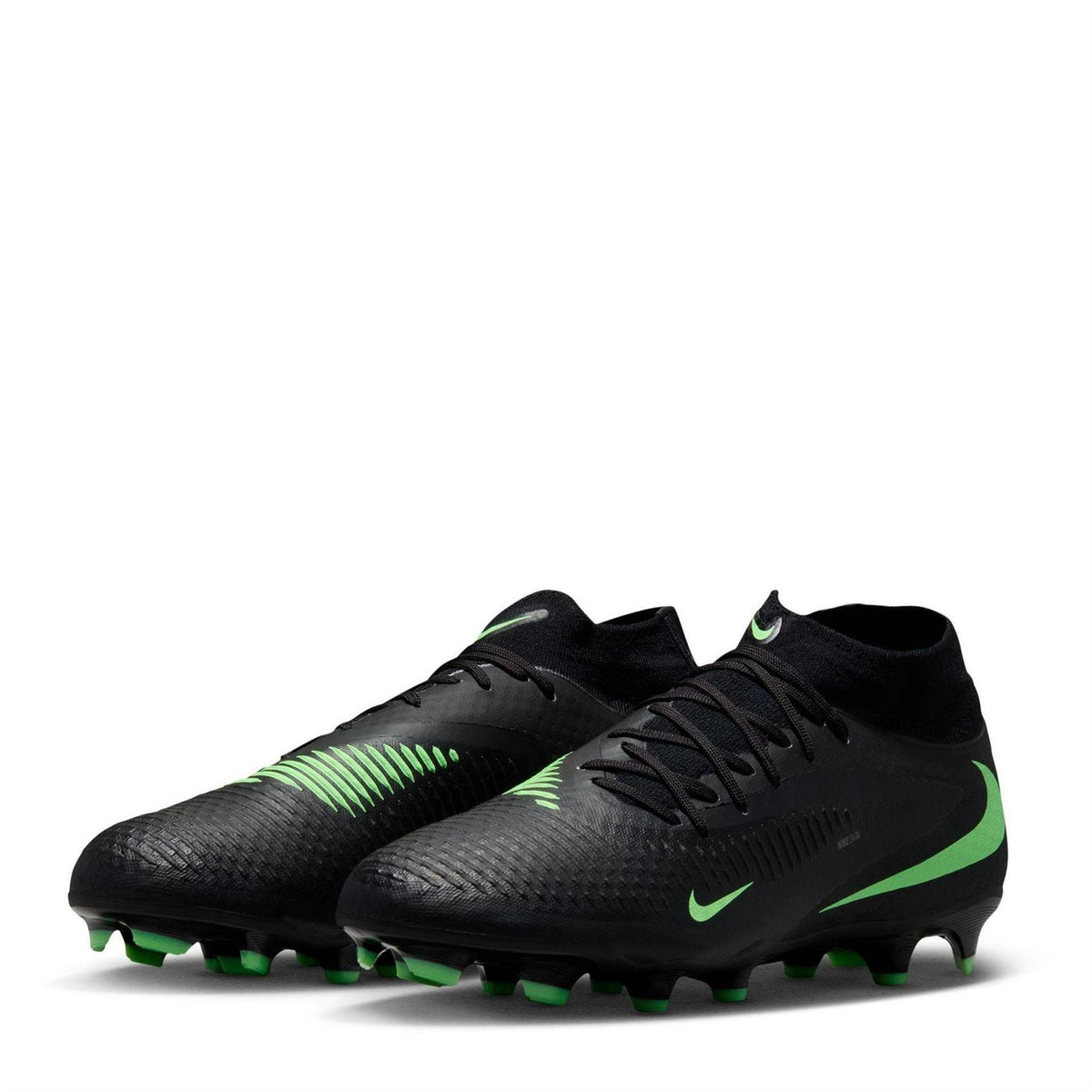 Black-Green - Lifestyle - Nike Mens Phantom 6 Academy Firm Ground Football Boots
