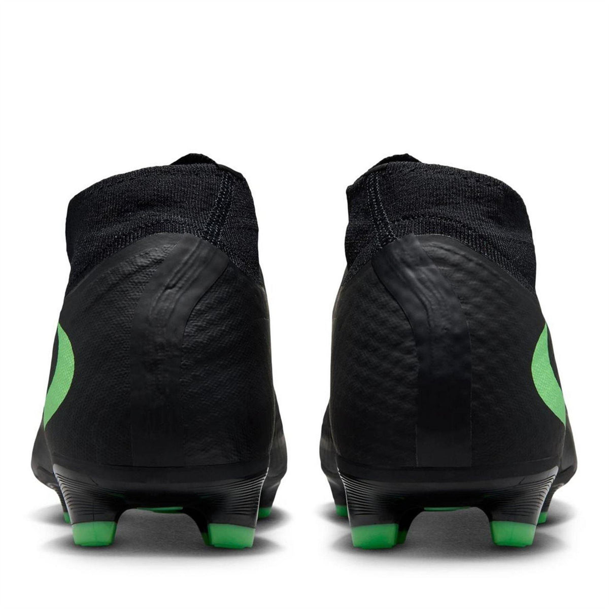 Black-Green - Pack Shot - Nike Mens Phantom 6 Academy Firm Ground Football Boots