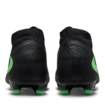 Black-Green - Pack Shot - Nike Mens Phantom 6 Academy Firm Ground Football Boots