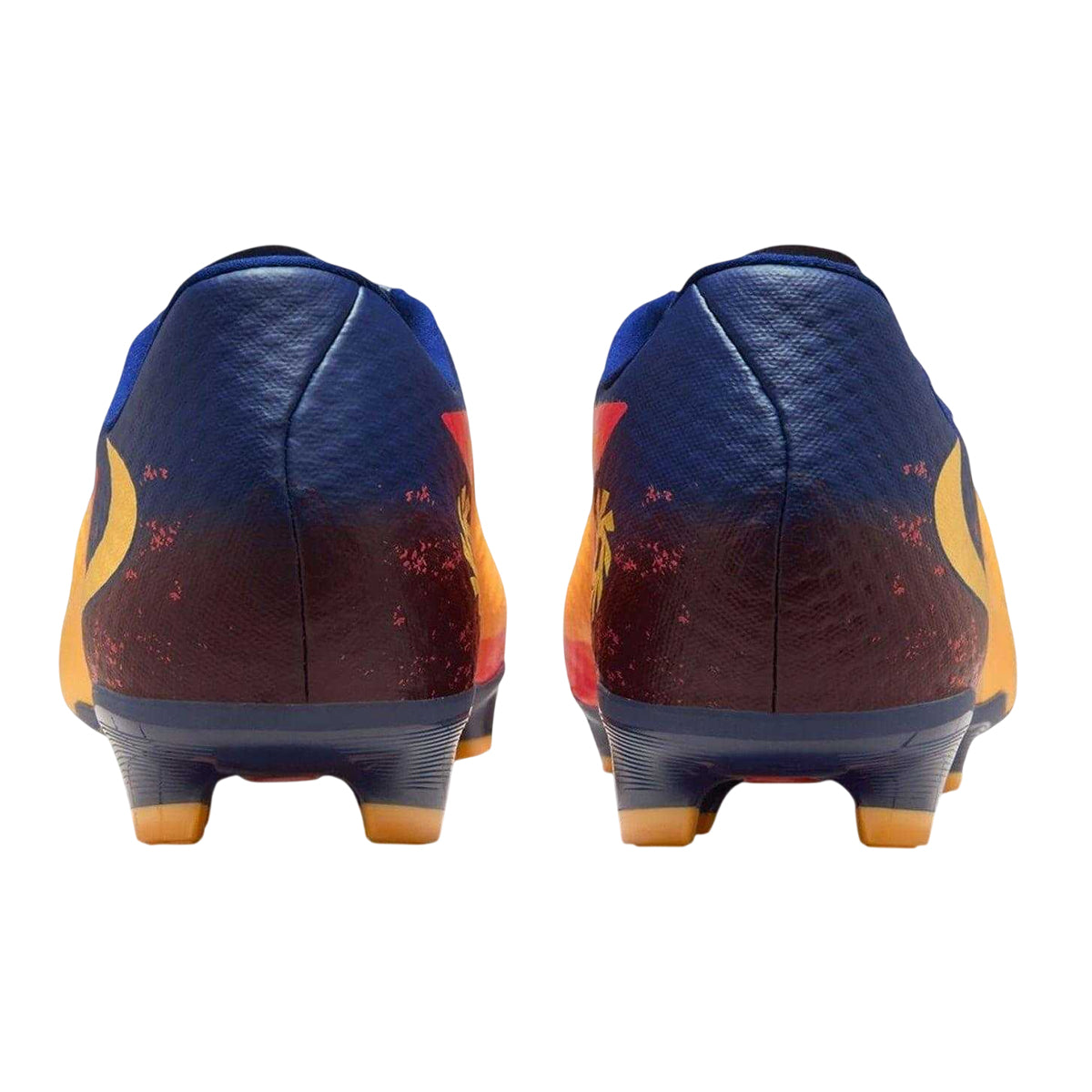 Orange-Volt - Back - Nike Mens Academy Firm Ground Football Boots