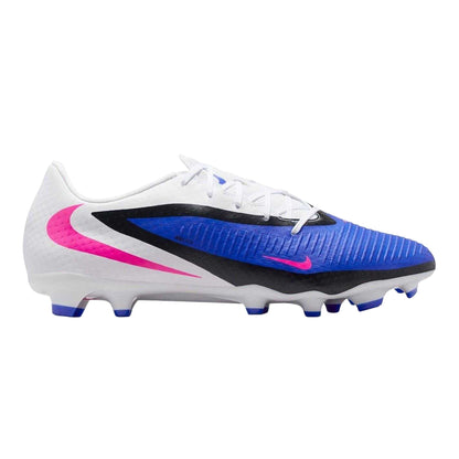 Blue-White-Pink - Front - Nike Mens Academy Firm Ground Football Boots