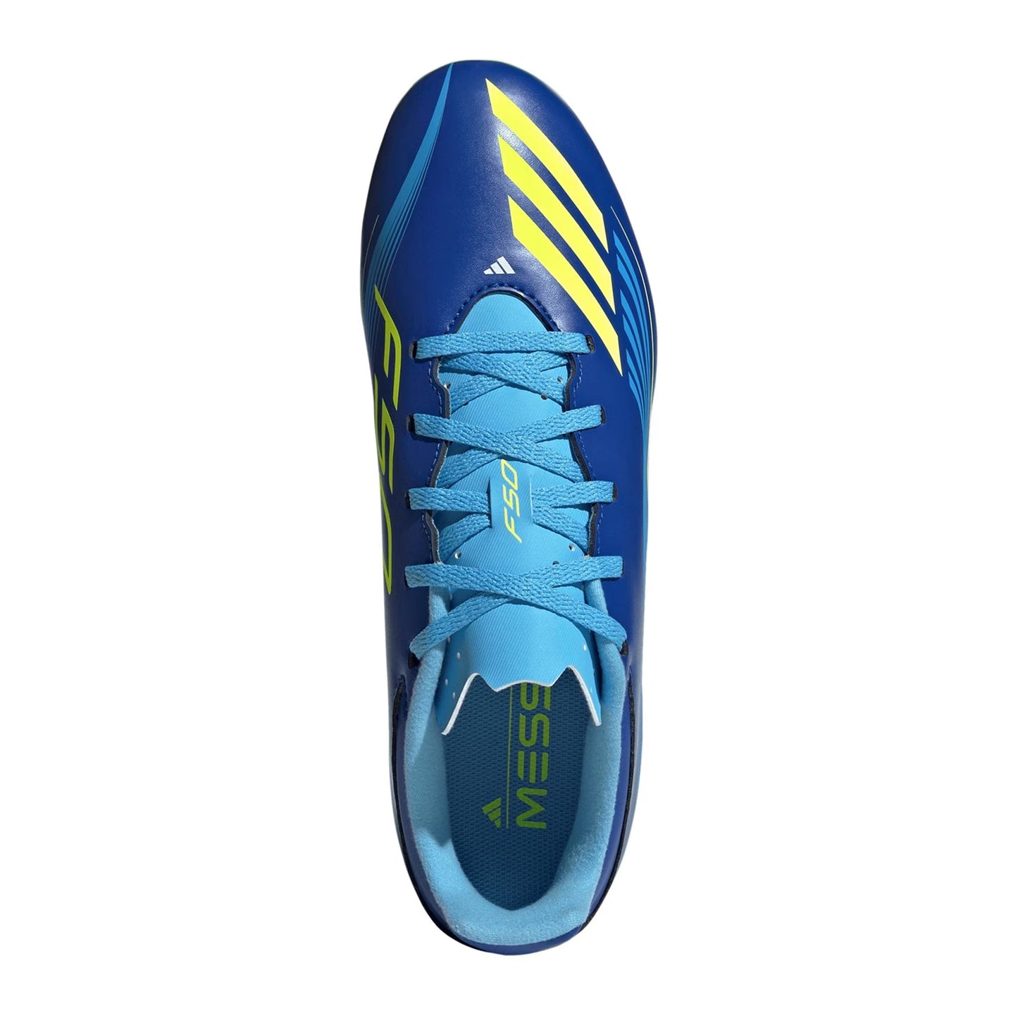 Royal Blue-Yellow - Lifestyle - Adidas Mens F50 League Firm Ground Football Boots