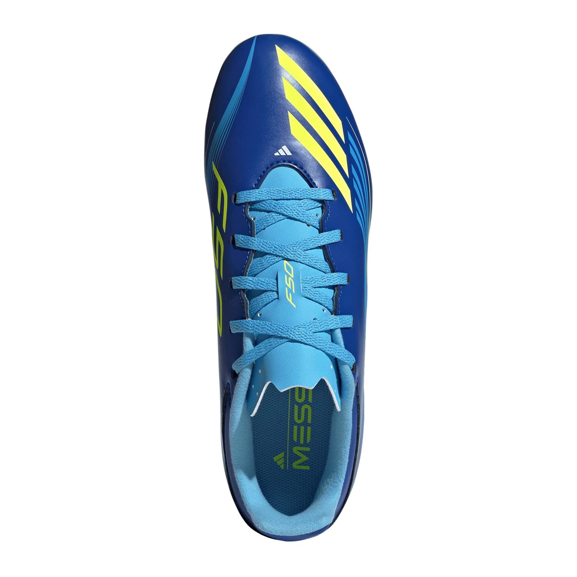 Royal Blue-Yellow - Lifestyle - Adidas Mens F50 League Firm Ground Football Boots