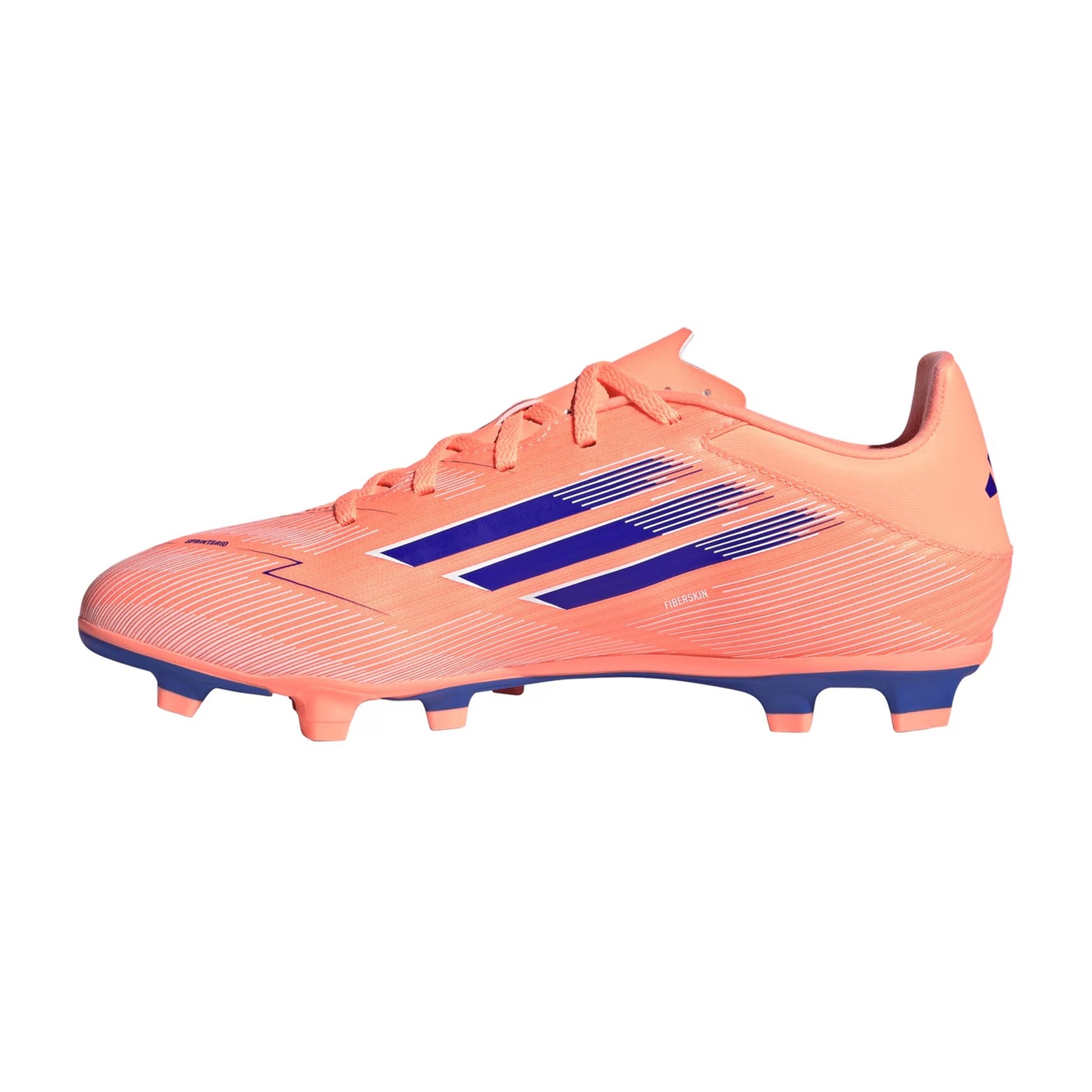 Orange-Blue - Side - Adidas Mens F50 League Firm Ground Football Boots