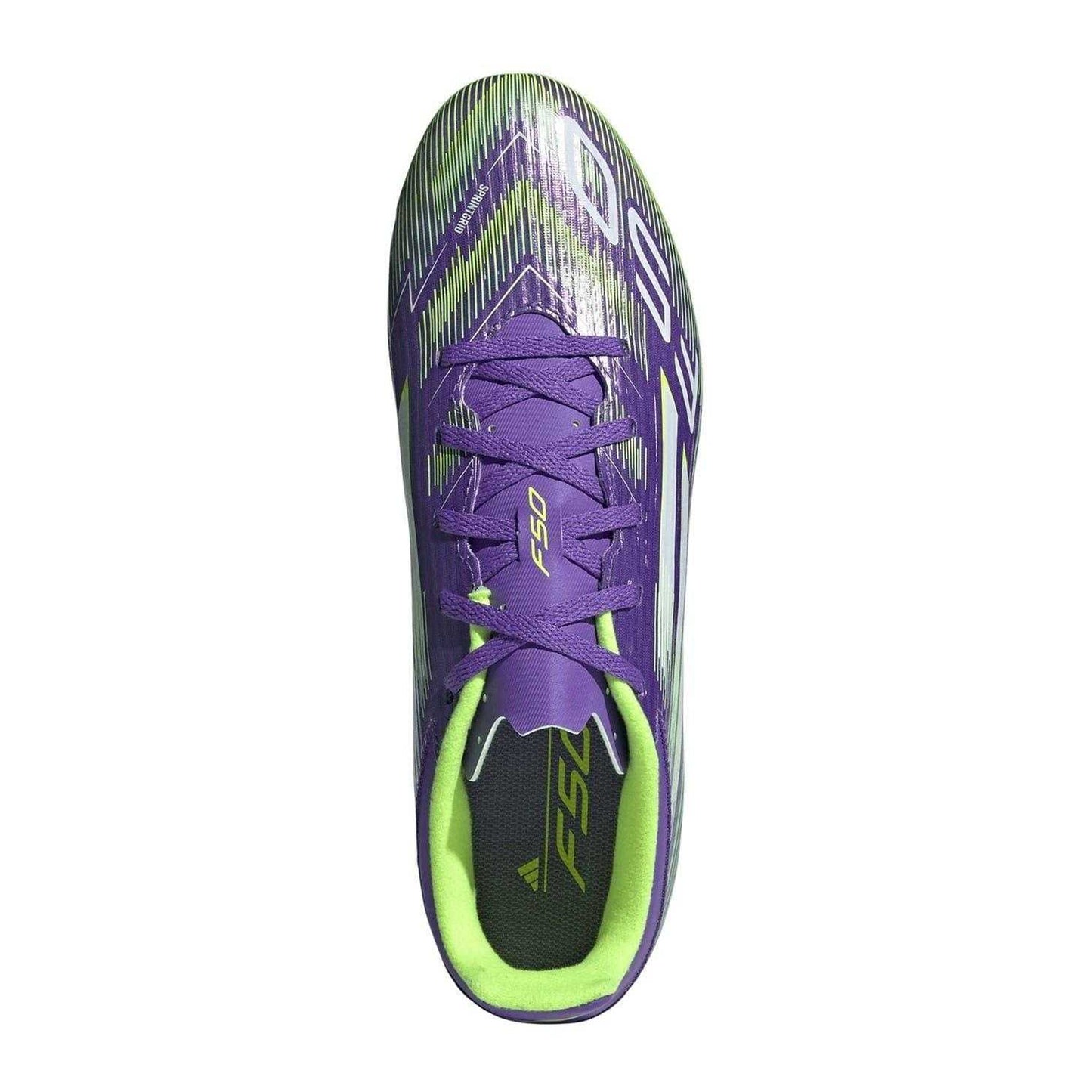 Purple-White - Lifestyle - Adidas Mens F50 League Firm Ground Football Boots