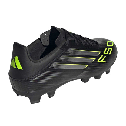 Black-Lemon - Back - Adidas Mens F50 League Firm Ground Football Boots