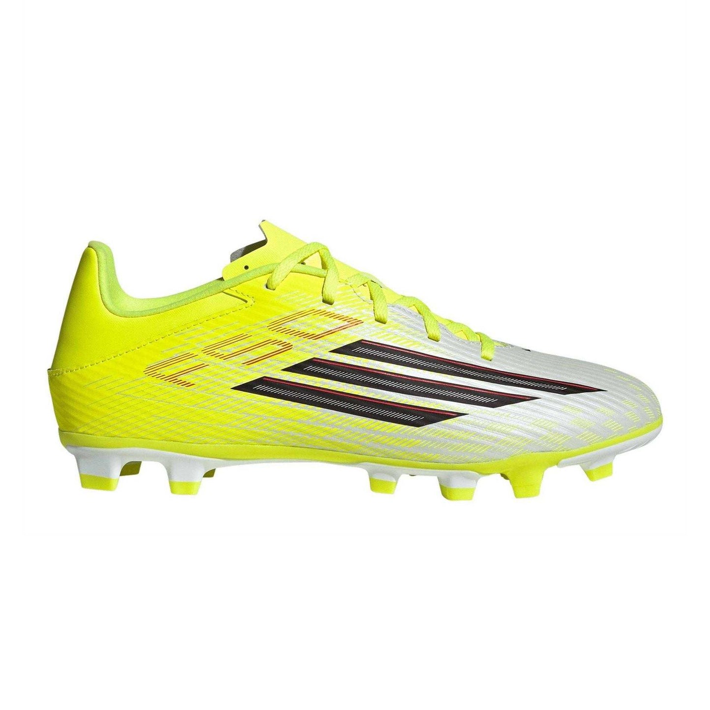 Solar Yellow - Front - Adidas Mens F50 League Firm Ground Football Boots