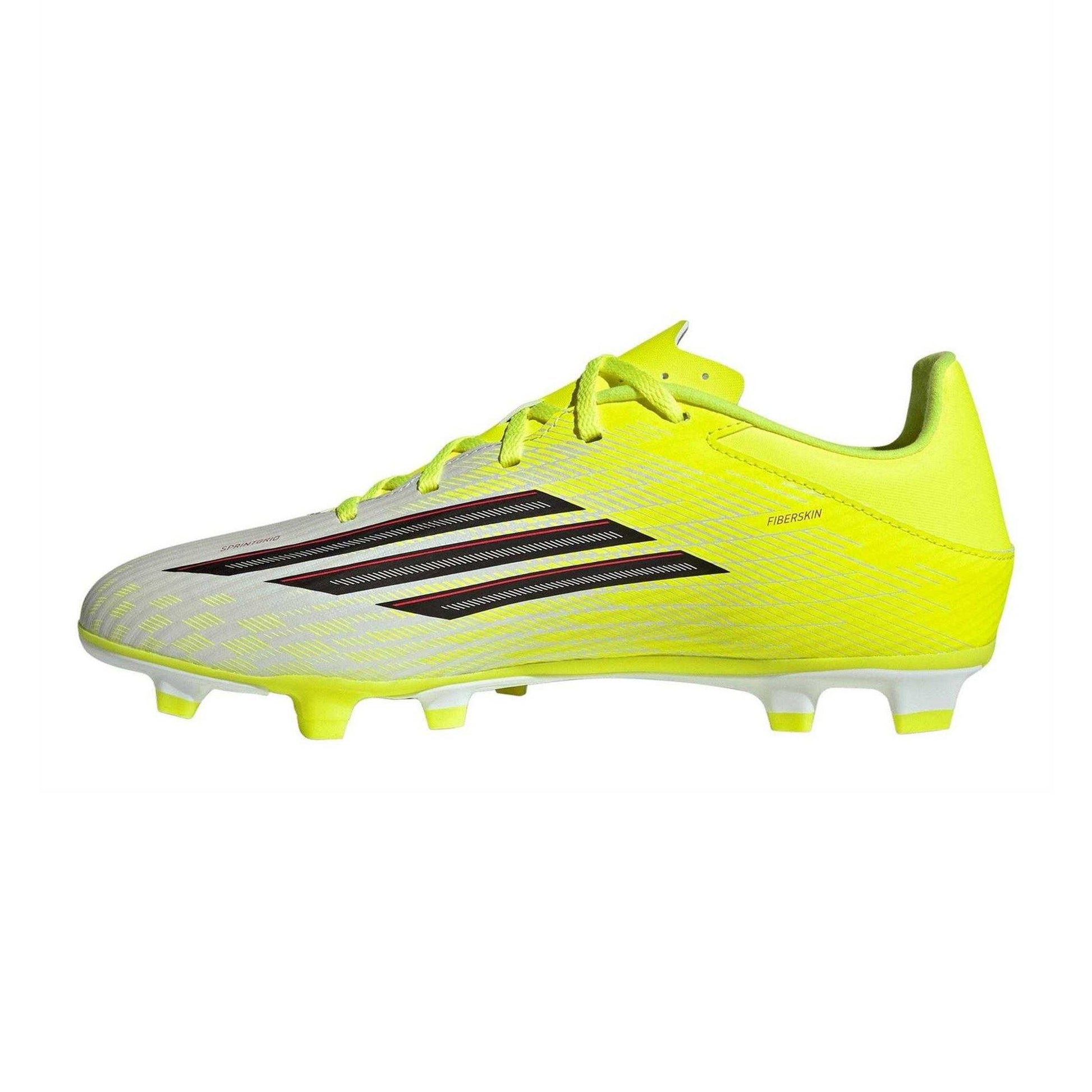 Solar Yellow - Side - Adidas Mens F50 League Firm Ground Football Boots