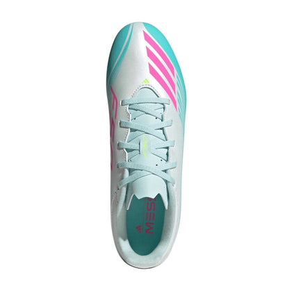 White-Pink-Blue - Lifestyle - Adidas Mens F50 League Firm Ground Football Boots
