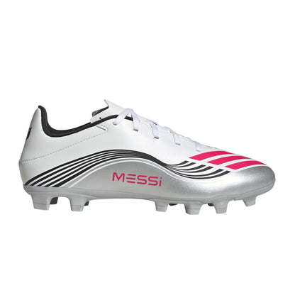White-Red - Front - Adidas Mens F50 League Firm Ground Football Boots