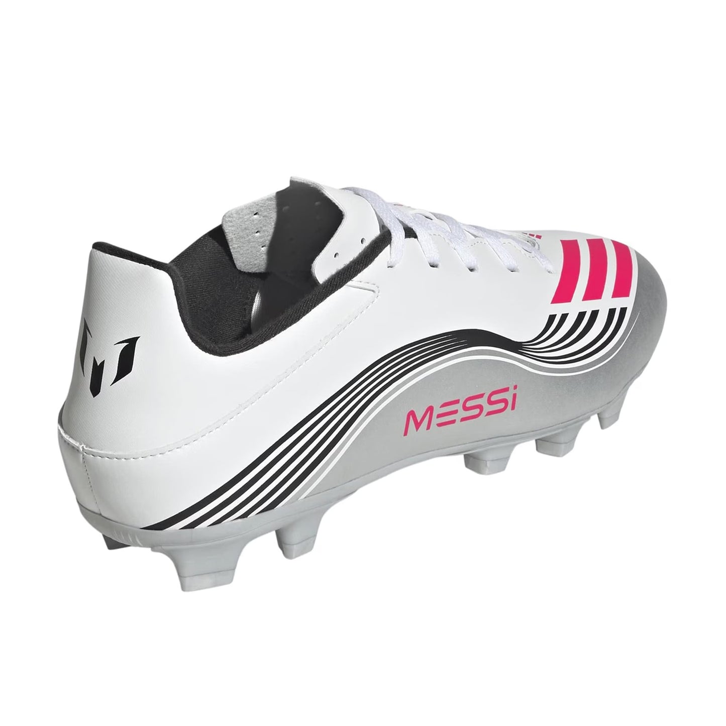 White-Red - Back - Adidas Mens F50 League Firm Ground Football Boots