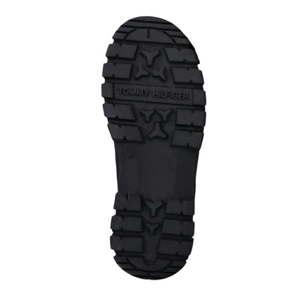 Black - Lifestyle - Tommy Hilfiger Womens-Ladies Lace Up Combat Boots