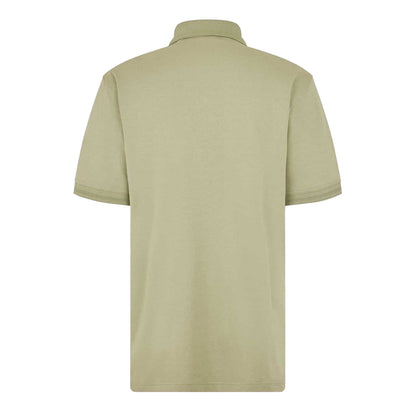 Green - Back - Boss Mens Interlock Short-Sleeved Polo Shirt