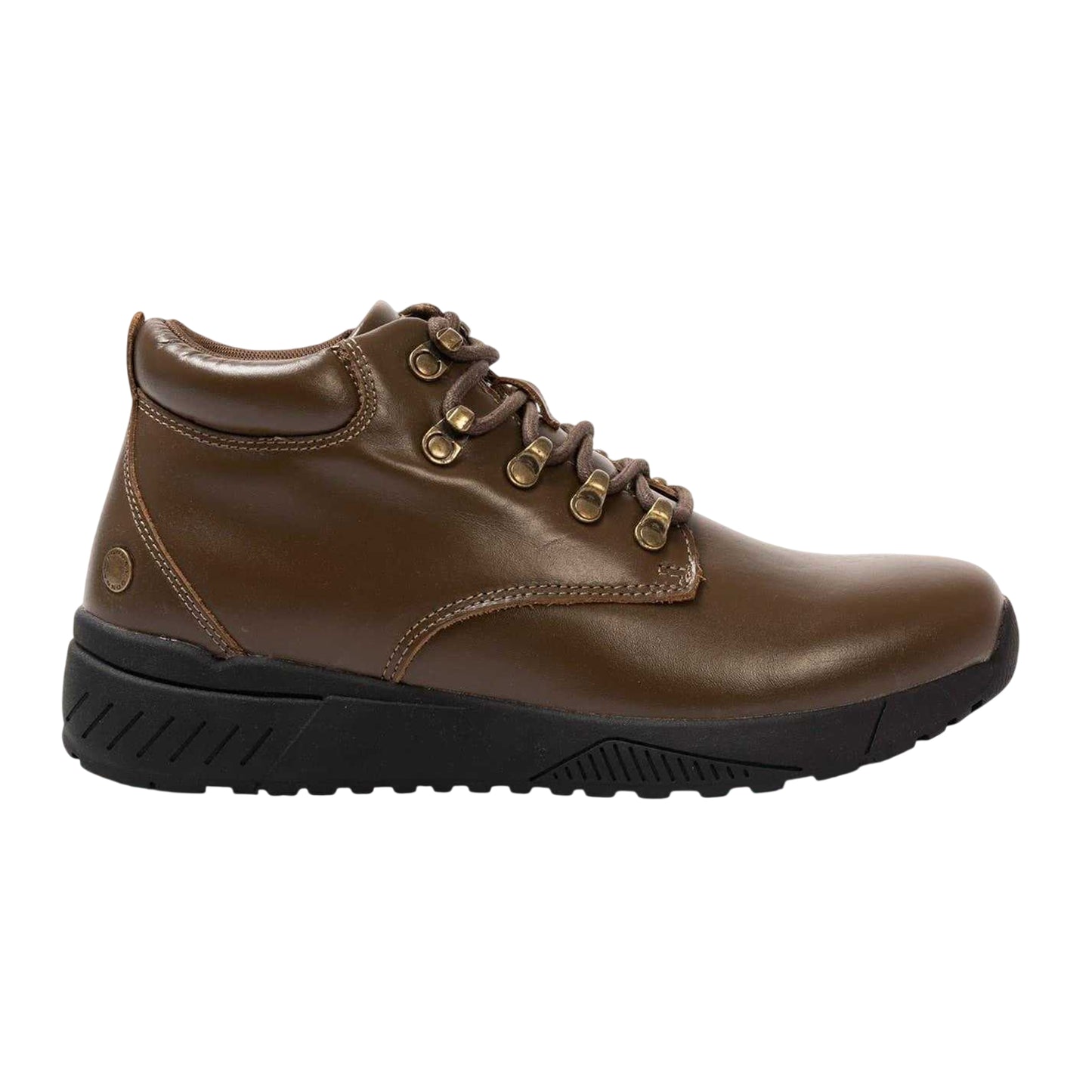 Brown - Front - Donnay Mens Leather Chukka Boots