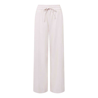 Cream - Front - French Connection Womens-Ladies Tasha Wide Leg Palazzo Trousers