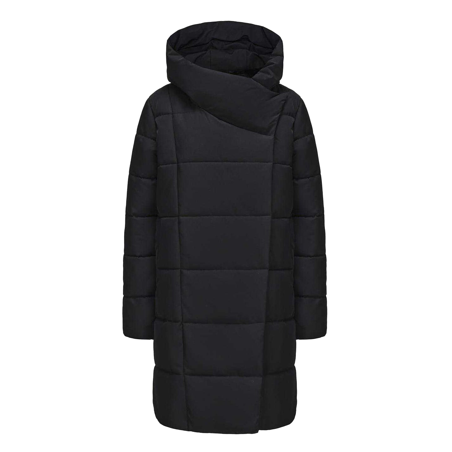 Black - Front - Gelert Womens-Ladies Ottawa Full Zip Long Parka