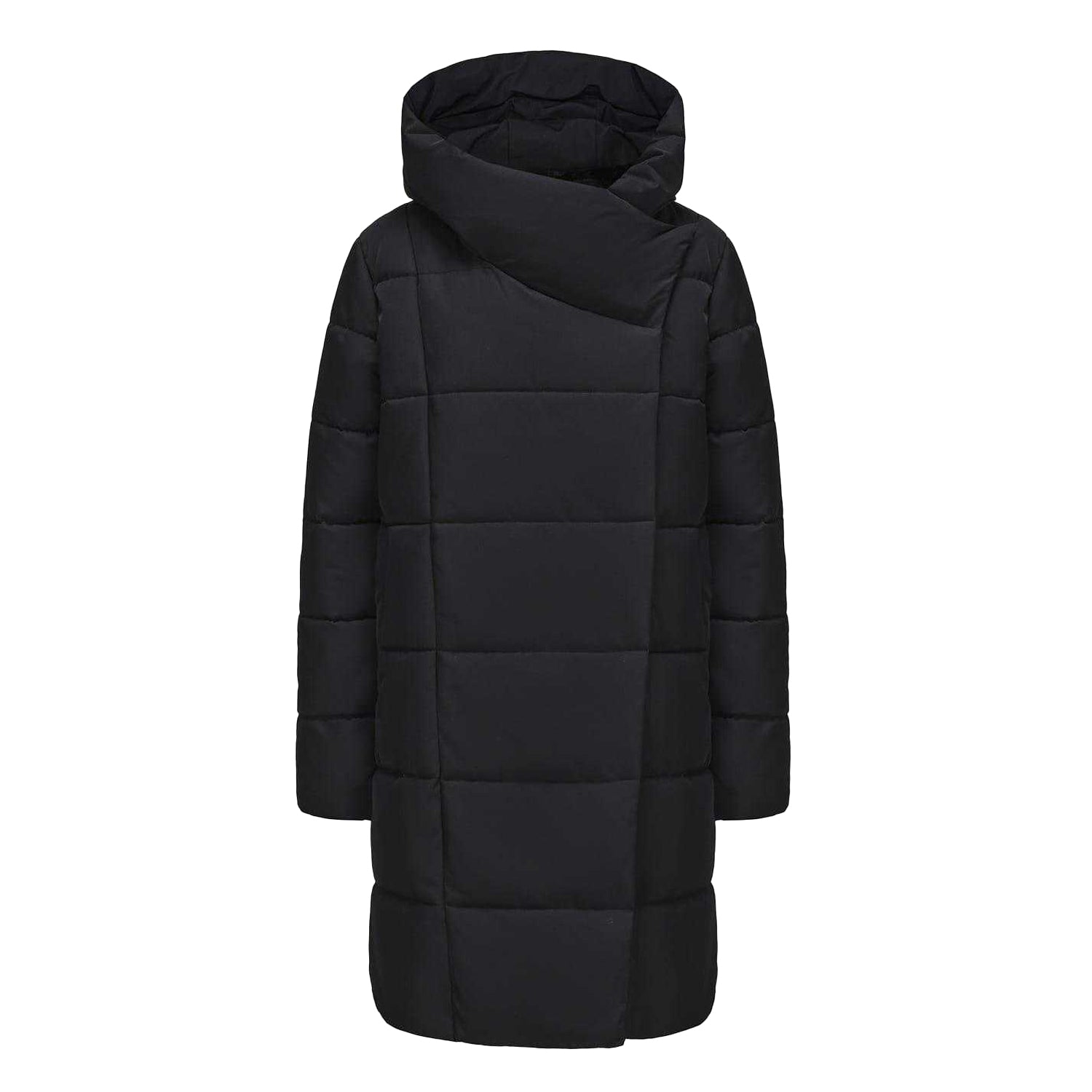 Black - Front - Gelert Womens-Ladies Ottawa Full Zip Long Parka