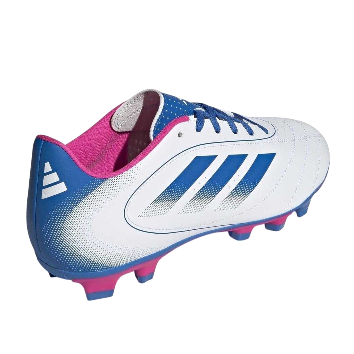 White-Blue-Pink - Back - Adidas Mens Goletto VIII Regular Firm Ground Football Boots