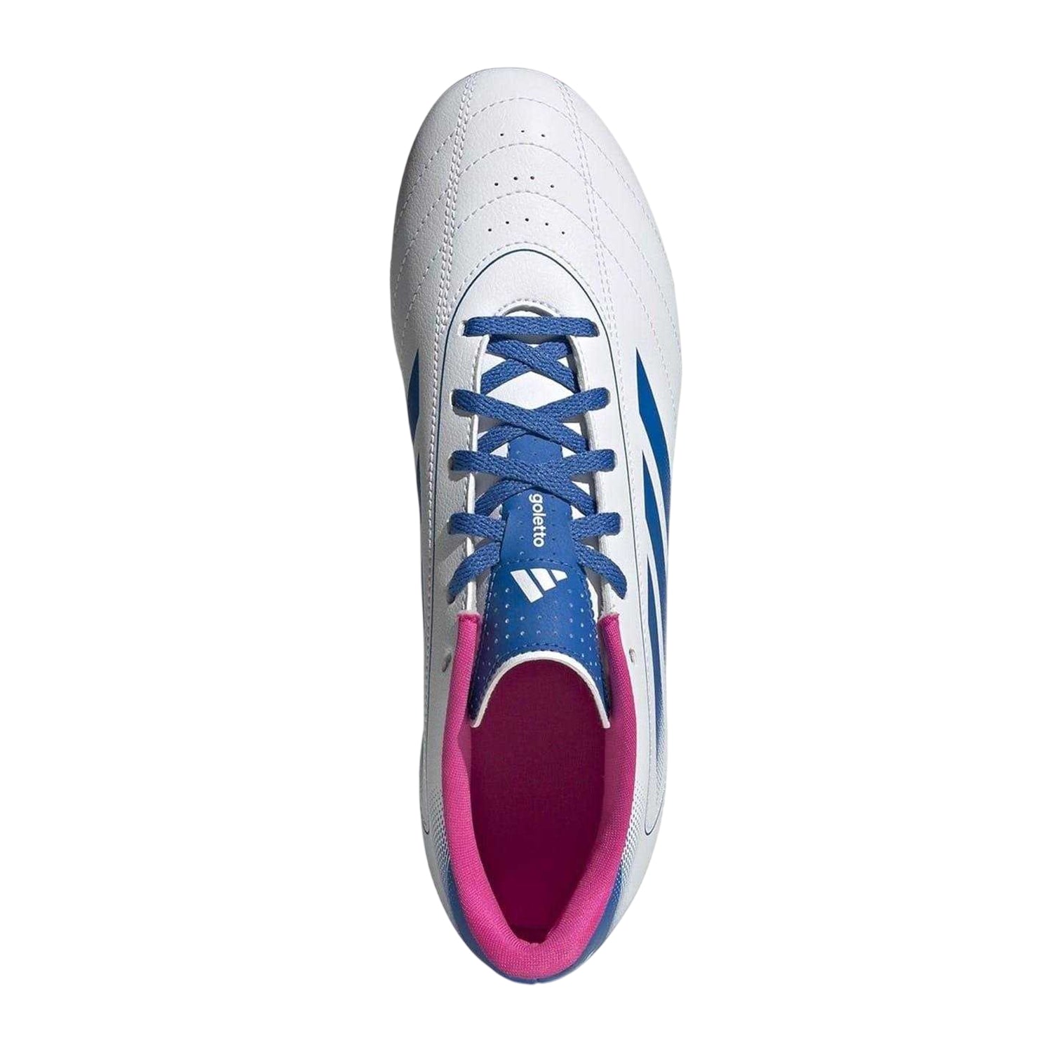 White-Blue-Pink - Lifestyle - Adidas Mens Goletto VIII Regular Firm Ground Football Boots