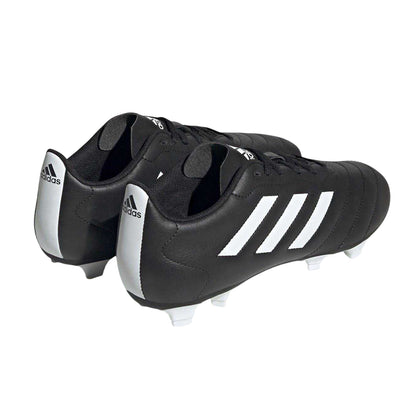 Black-White - Back - Adidas Mens Goletto VIII Regular Firm Ground Football Boots