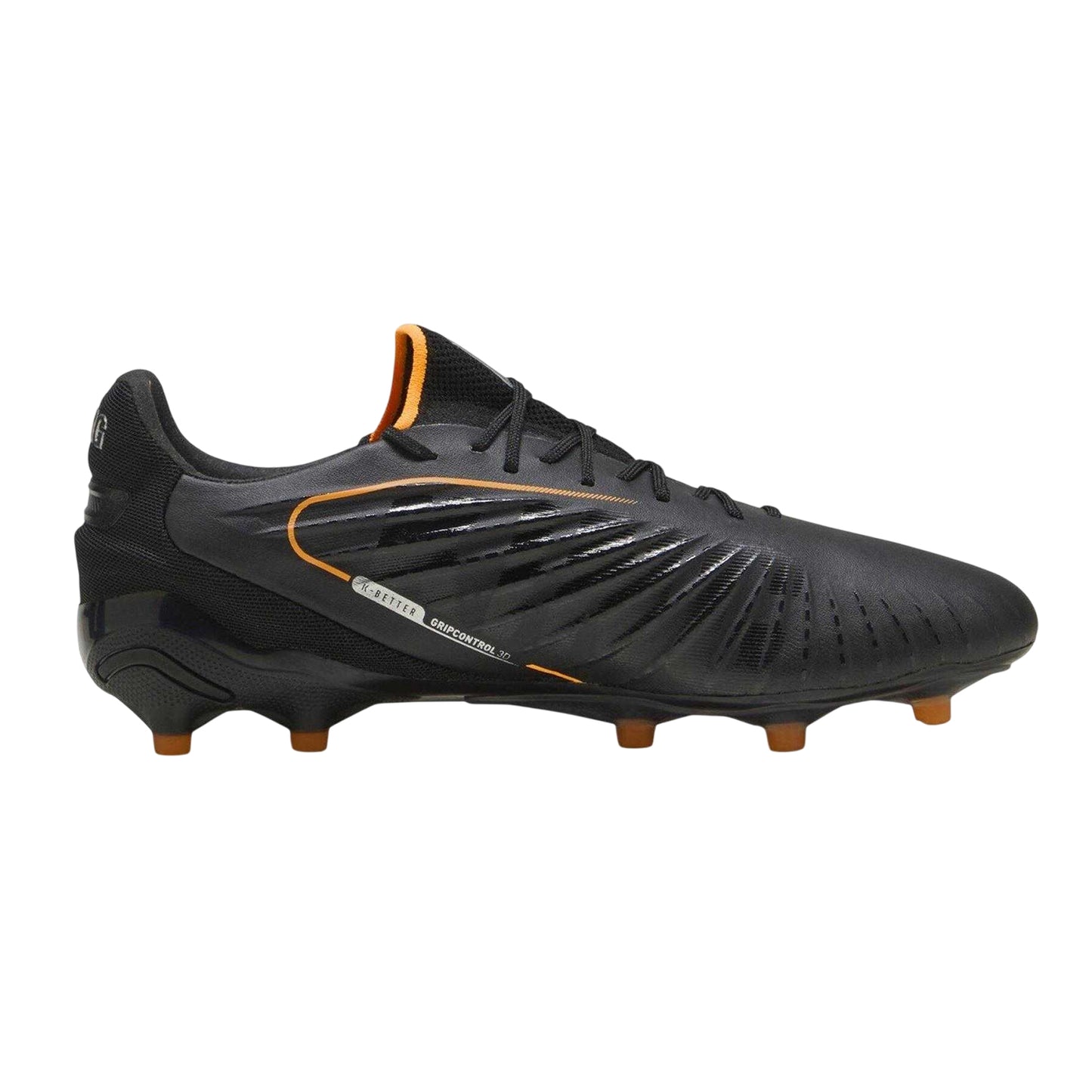 Black-Silver - Front - Puma Mens King Ultimate Firm Ground Football Boots