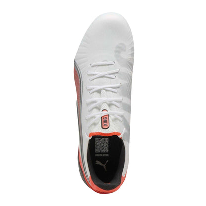White-Red - Lifestyle - Puma Mens King Ultimate Firm Ground Football Boots