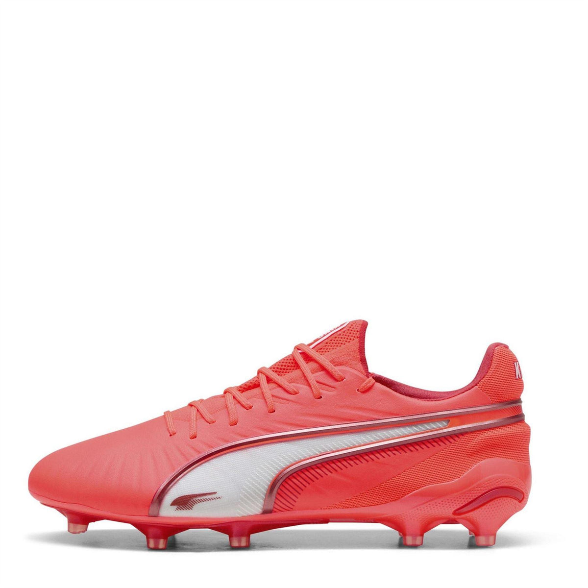 Red-White - Back - Puma Mens King Ultimate Firm Ground Football Boots