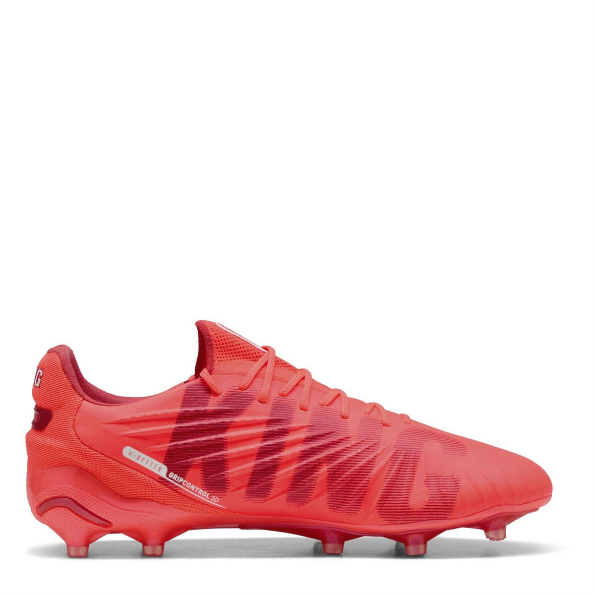 Red-White - Lifestyle - Puma Mens King Ultimate Firm Ground Football Boots