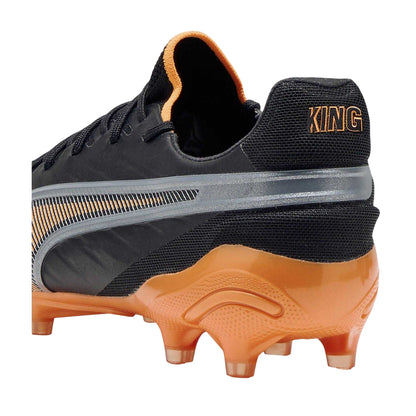 Black-Orange - Back - Puma Mens King Ultimate Firm Ground Football Boots