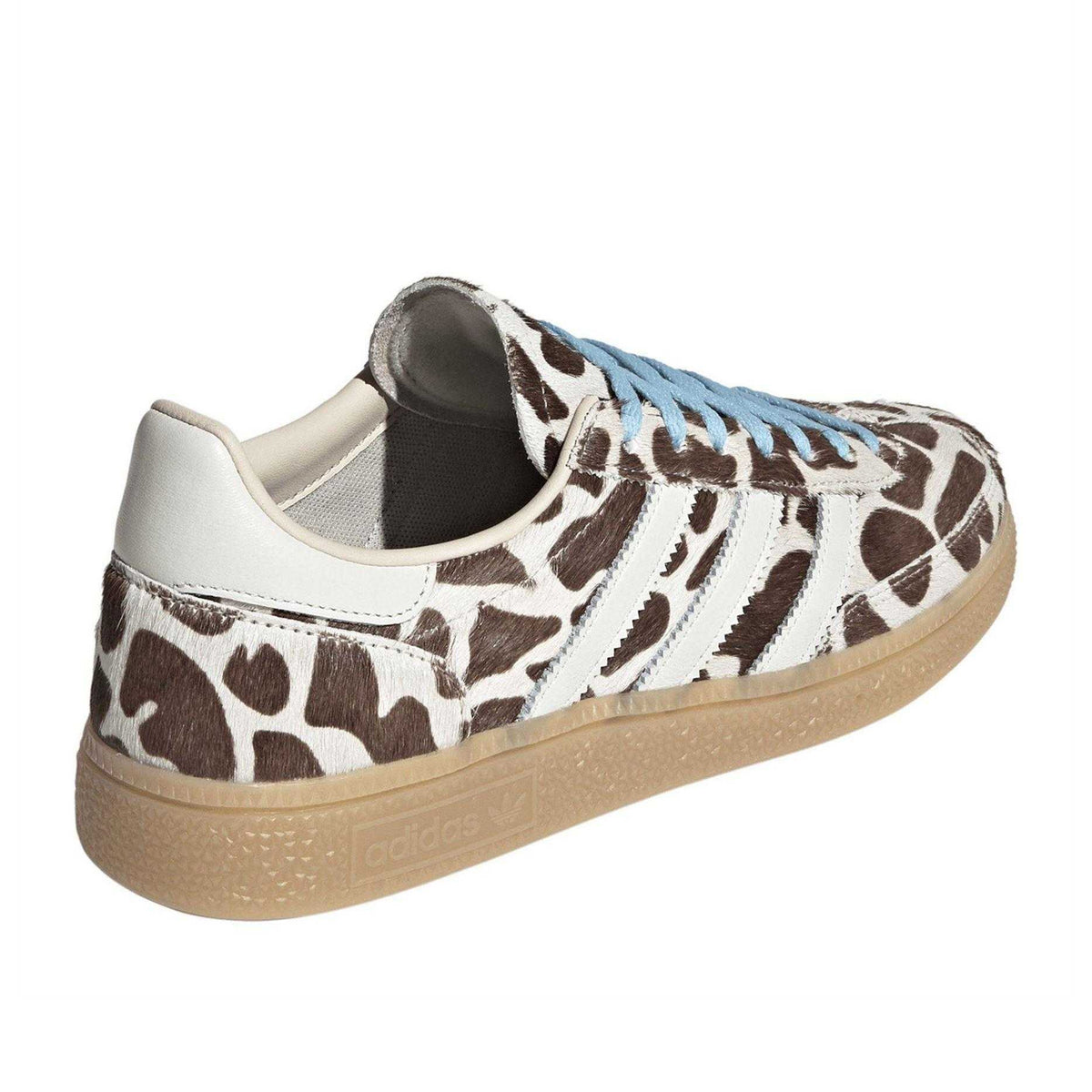 White-Brown - Back - Adidas Womens-Ladies Spezial Leather Handball Trainers
