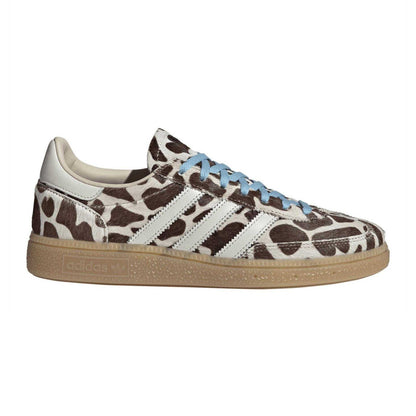 White-Brown - Front - Adidas Womens-Ladies Spezial Leather Handball Trainers