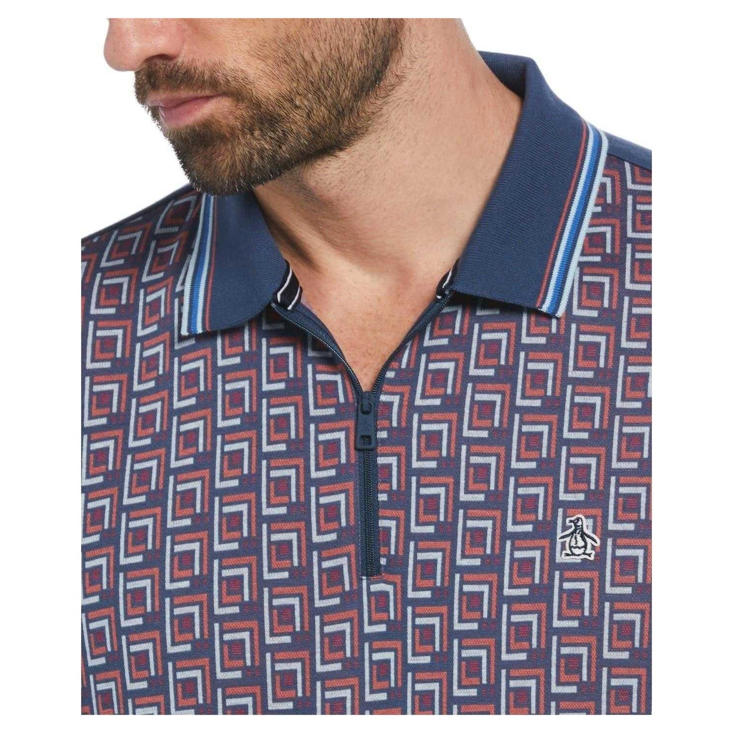 Sargasso Sea - Side - Original Penguin Mens Short-Sleeved Polo Shirt