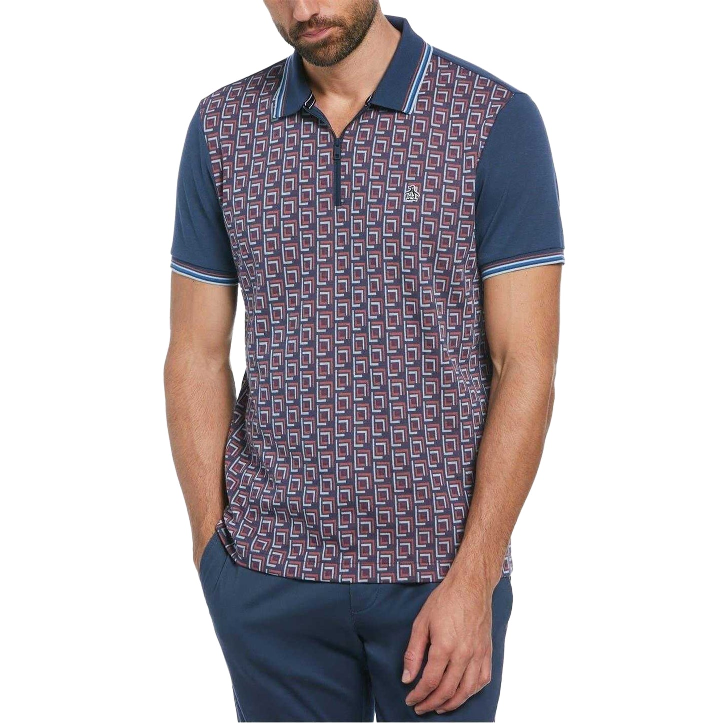 Sargasso Sea - Lifestyle - Original Penguin Mens Short-Sleeved Polo Shirt