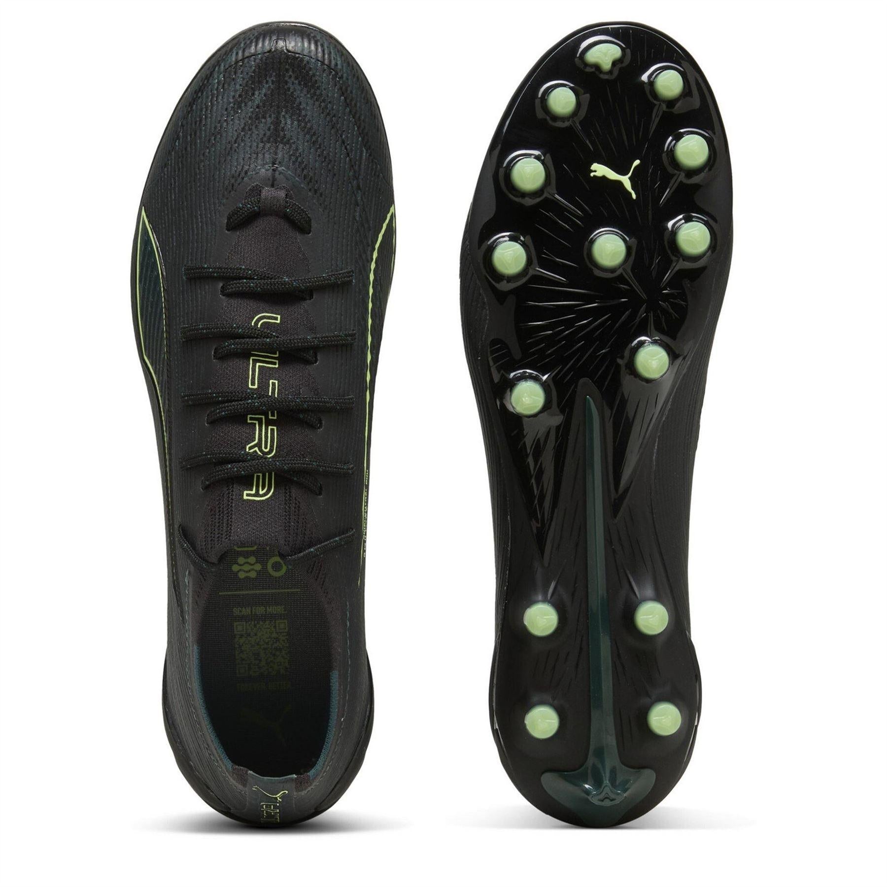 Puma Black - Side - Puma Unisex Adult Ultra 6 Ultimate Firm Ground Football Boots