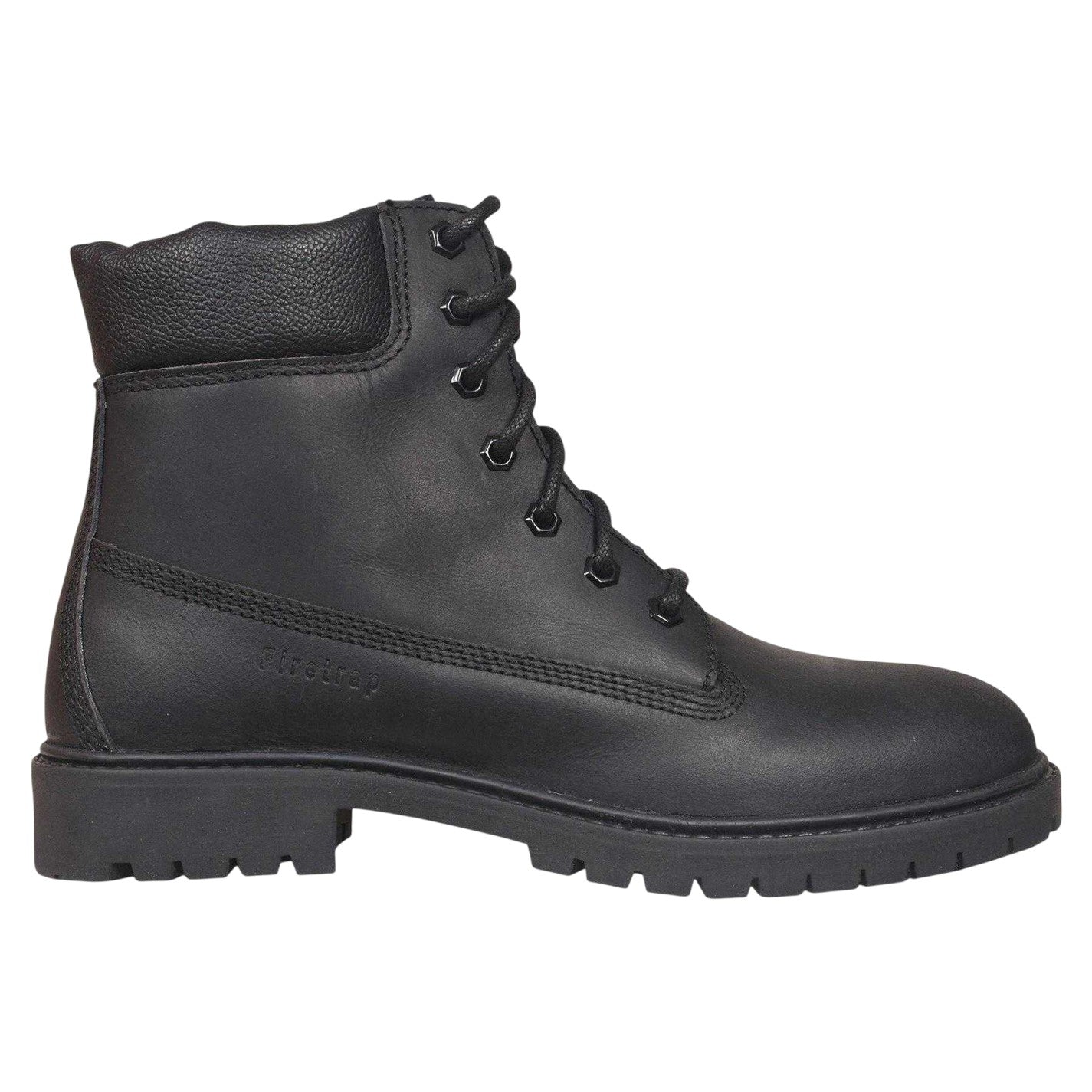 Black - Front - Firetrap Mens Tam Leather Boots