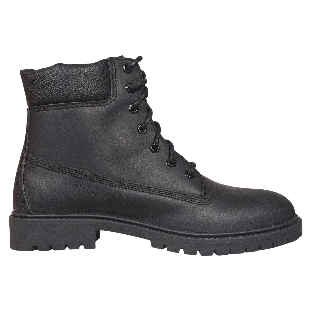 Black - Front - Firetrap Mens Tam Leather Boots